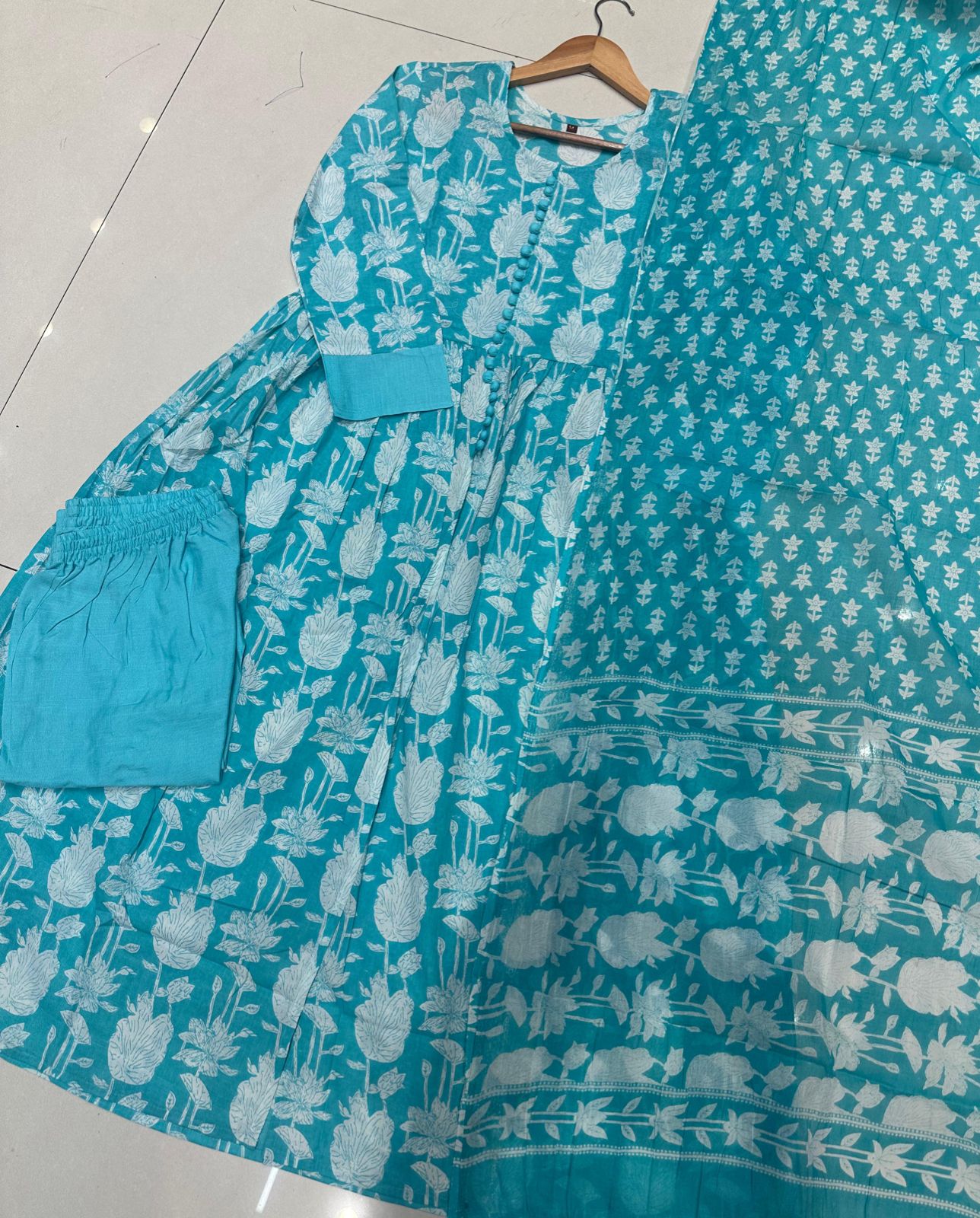 Vt Designer Cotton Printed Kurti With Bottom Dupatta Wholesale Price In Surat
